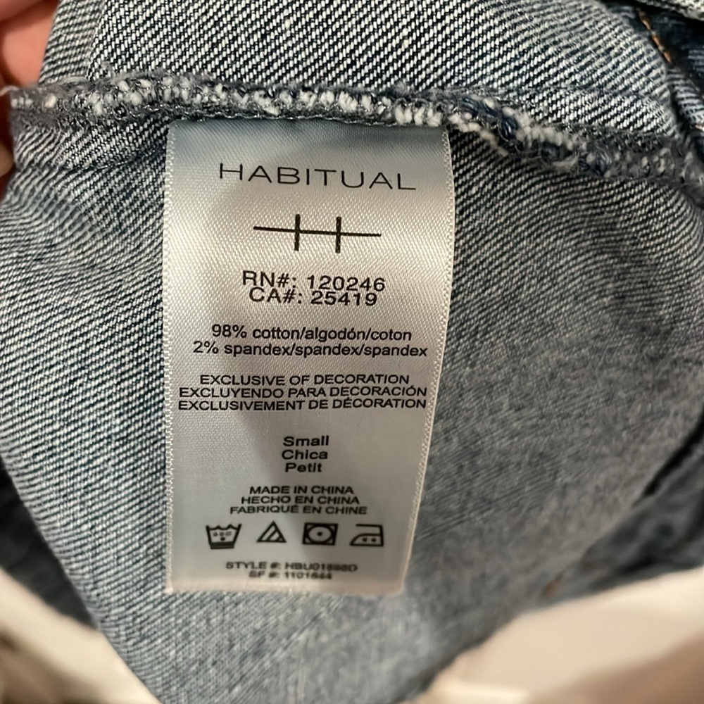 Habitual Denim Button-Down Dress - Picture 5 of 5